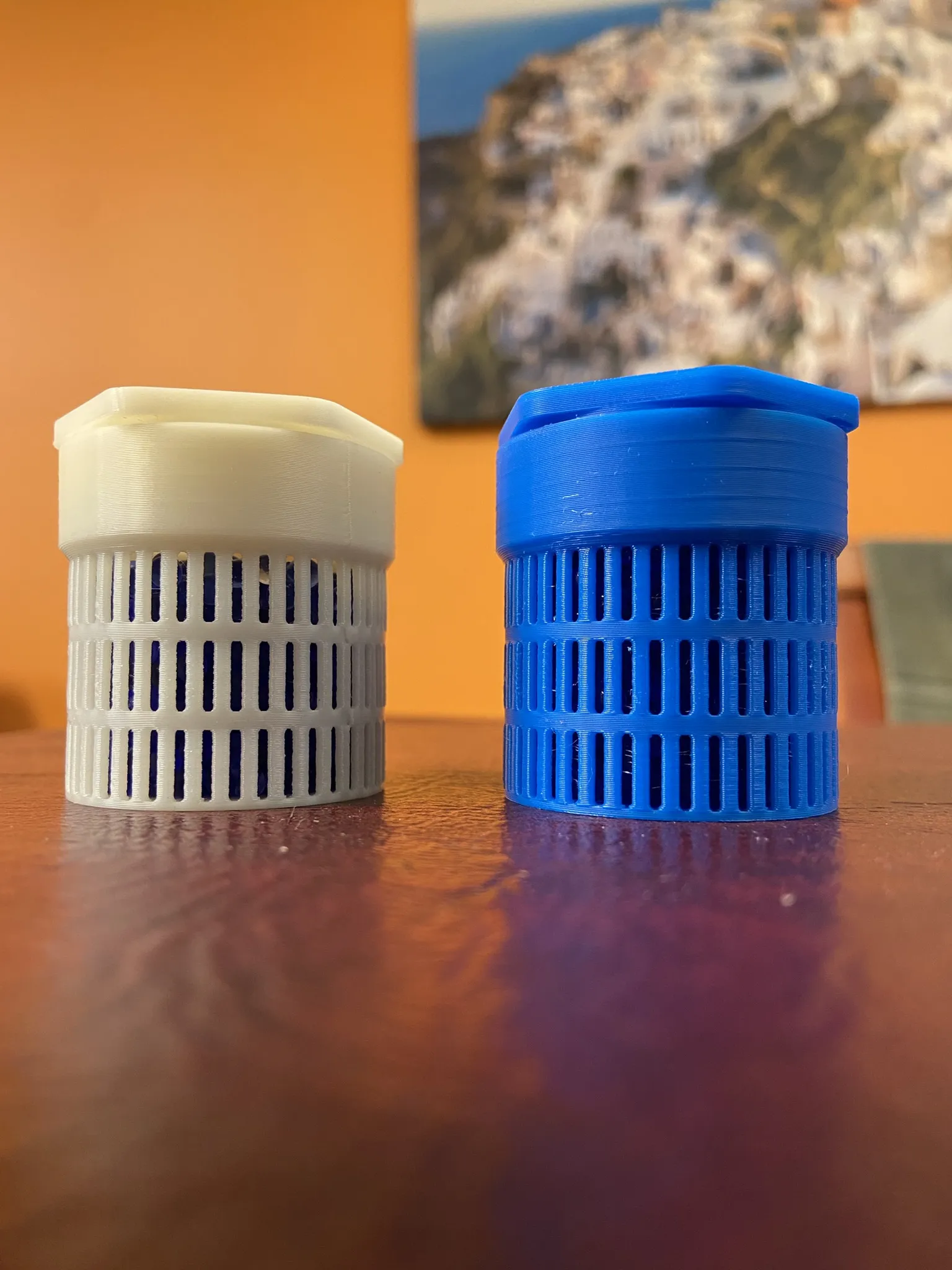 Hộp chứa chất hút ẩm tái sử dụng với nắp vặn