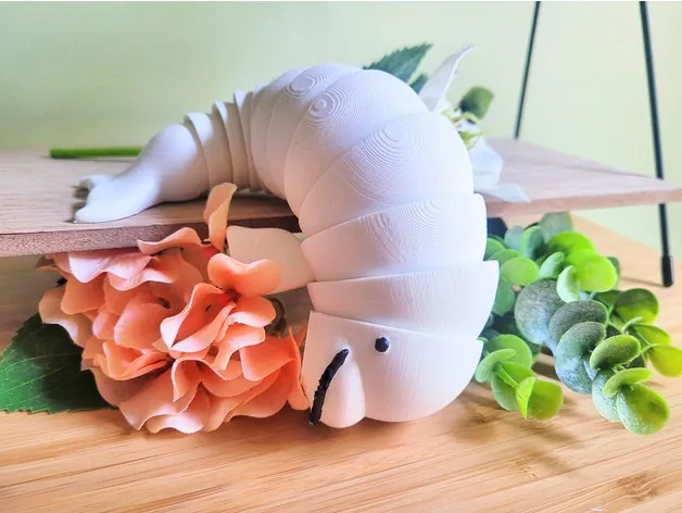 Beluga fidget linh hoạt Wiggly Smi in 3D