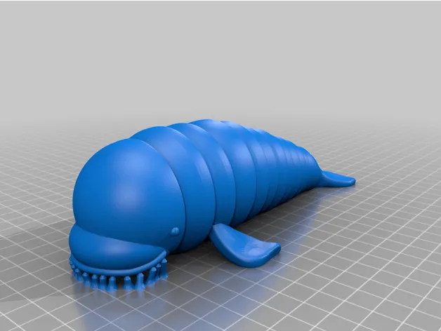 Beluga fidget linh hoạt Wiggly Smi in 3D