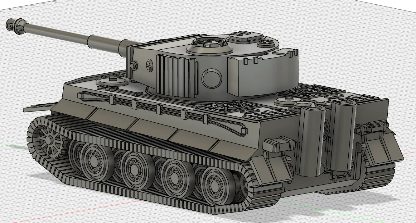 Mô hình xe tăng Panzerkampfwagen VI Tiger 1 E tỉ lệ 1:50
