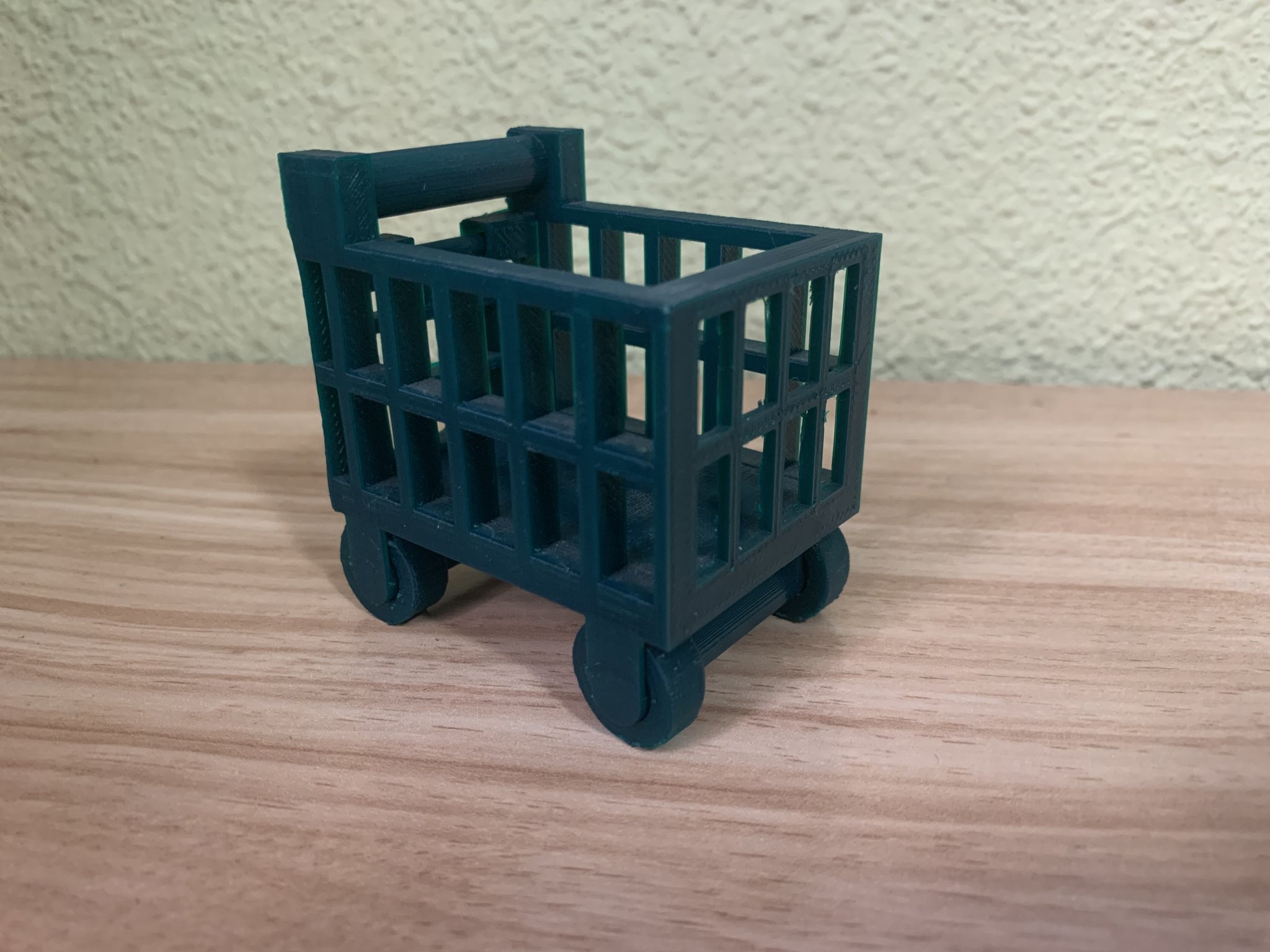 Xe đẩy mua sắm chức năng có thể di chuyển và mở cửa sau