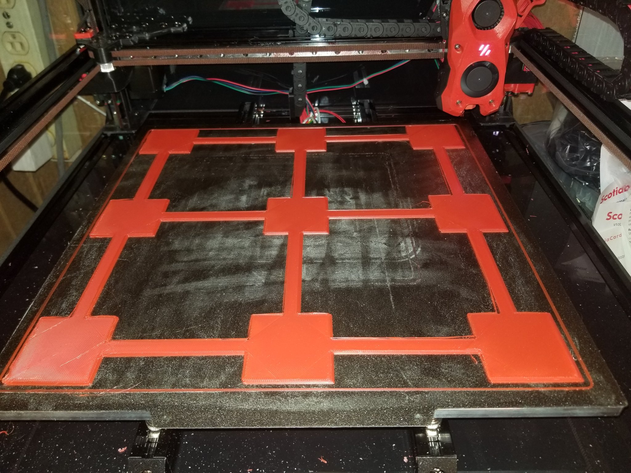 Kiểm tra và điều chỉnh độ cao giường in 3D parametric