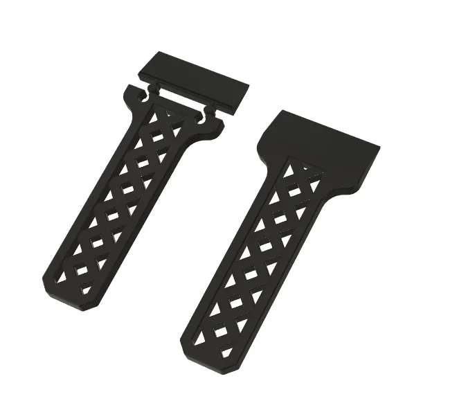 Công cụ cạo với lưỡi thay thế, thiết kế liền khối