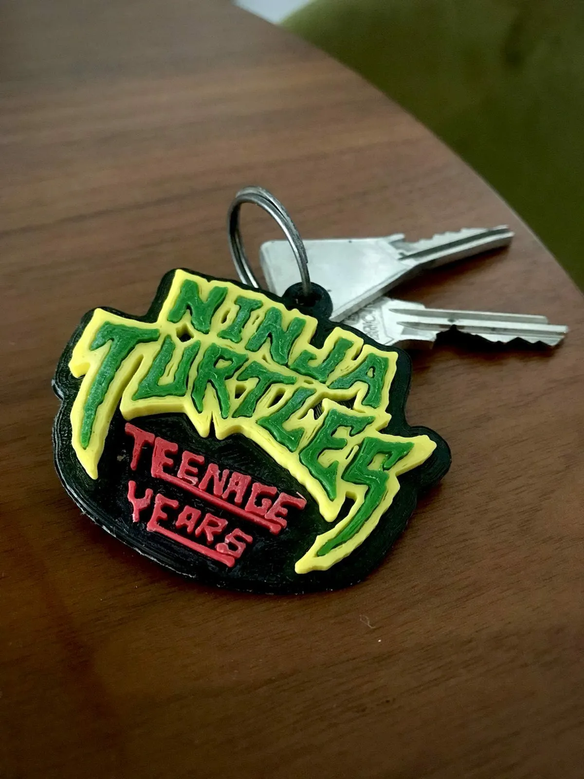 **Móc khóa tự làm hình nhân vật Ninja Rùa**