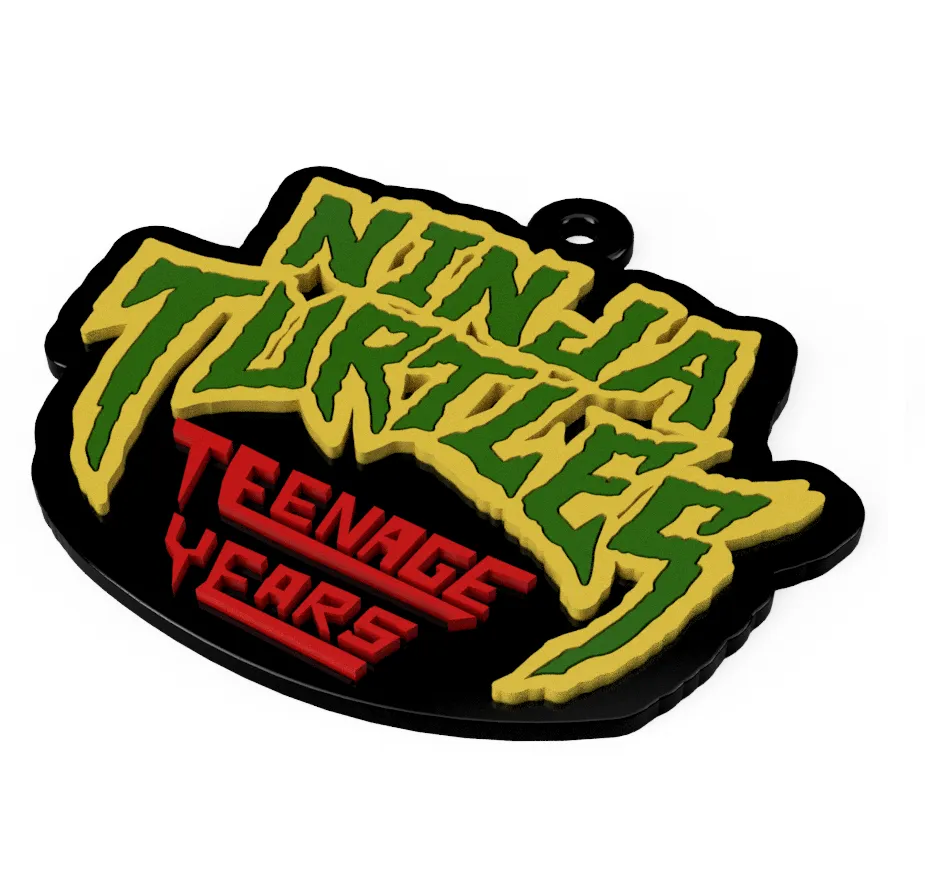 **Móc khóa tự làm hình nhân vật Ninja Rùa**