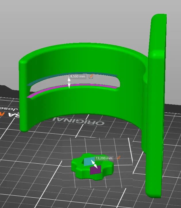 Đèn làm việc Makita với vít M8