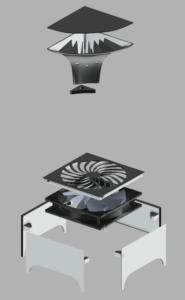 Bẫy muỗi bằng đèn LED UV không hóa chất