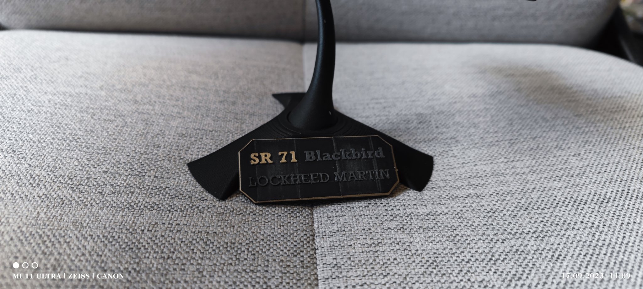 Bảng tên SR71 Blackbird mô phỏng 125mm