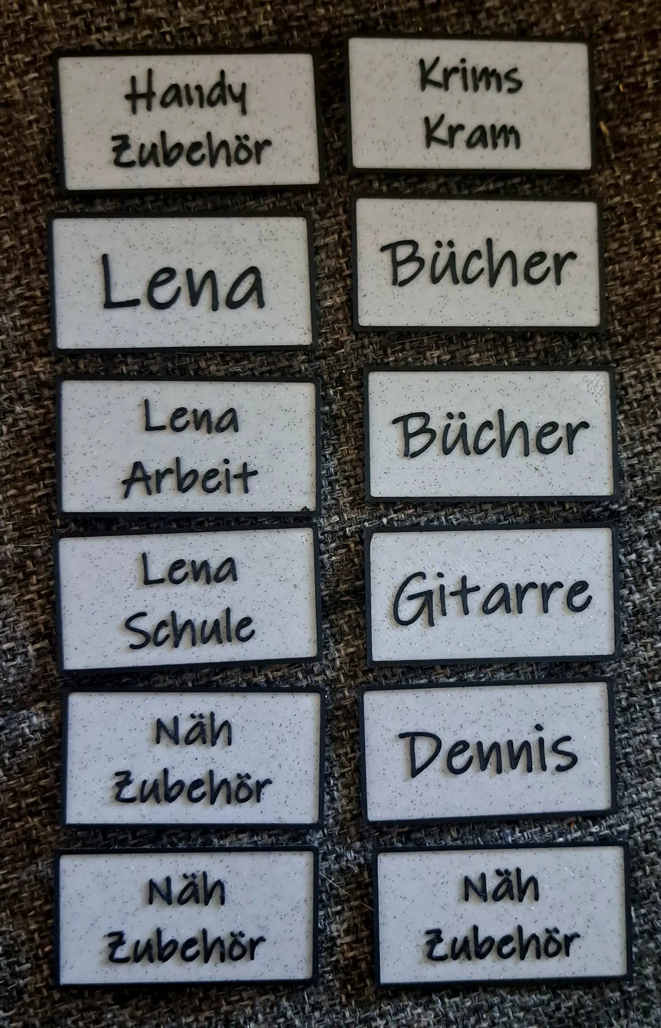 Bảng tên cho ngăn kéo container thép