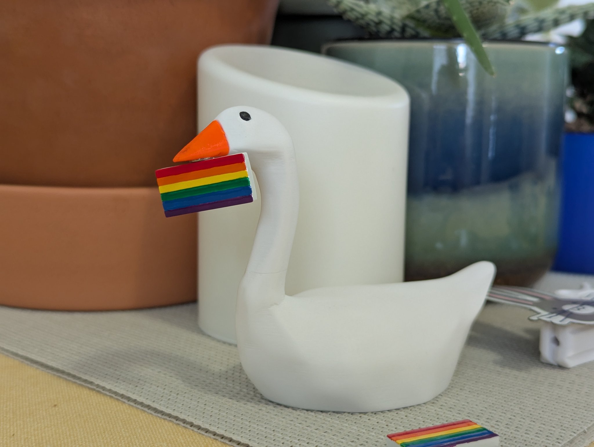 Mô hình ngỗng không chân trong trò chơi Ngỗng Không Tên