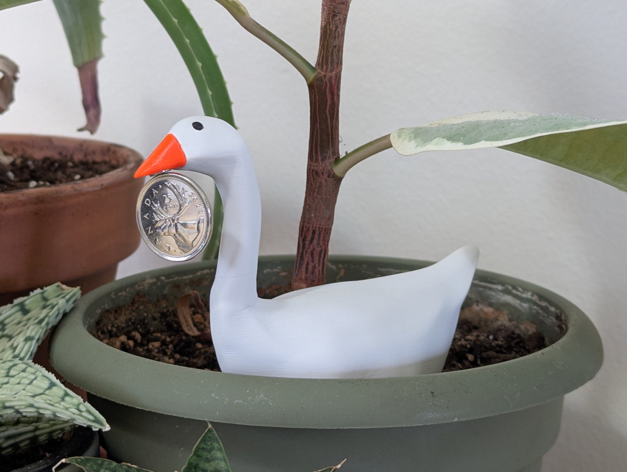 Mô hình ngỗng không chân trong trò chơi Ngỗng Không Tên