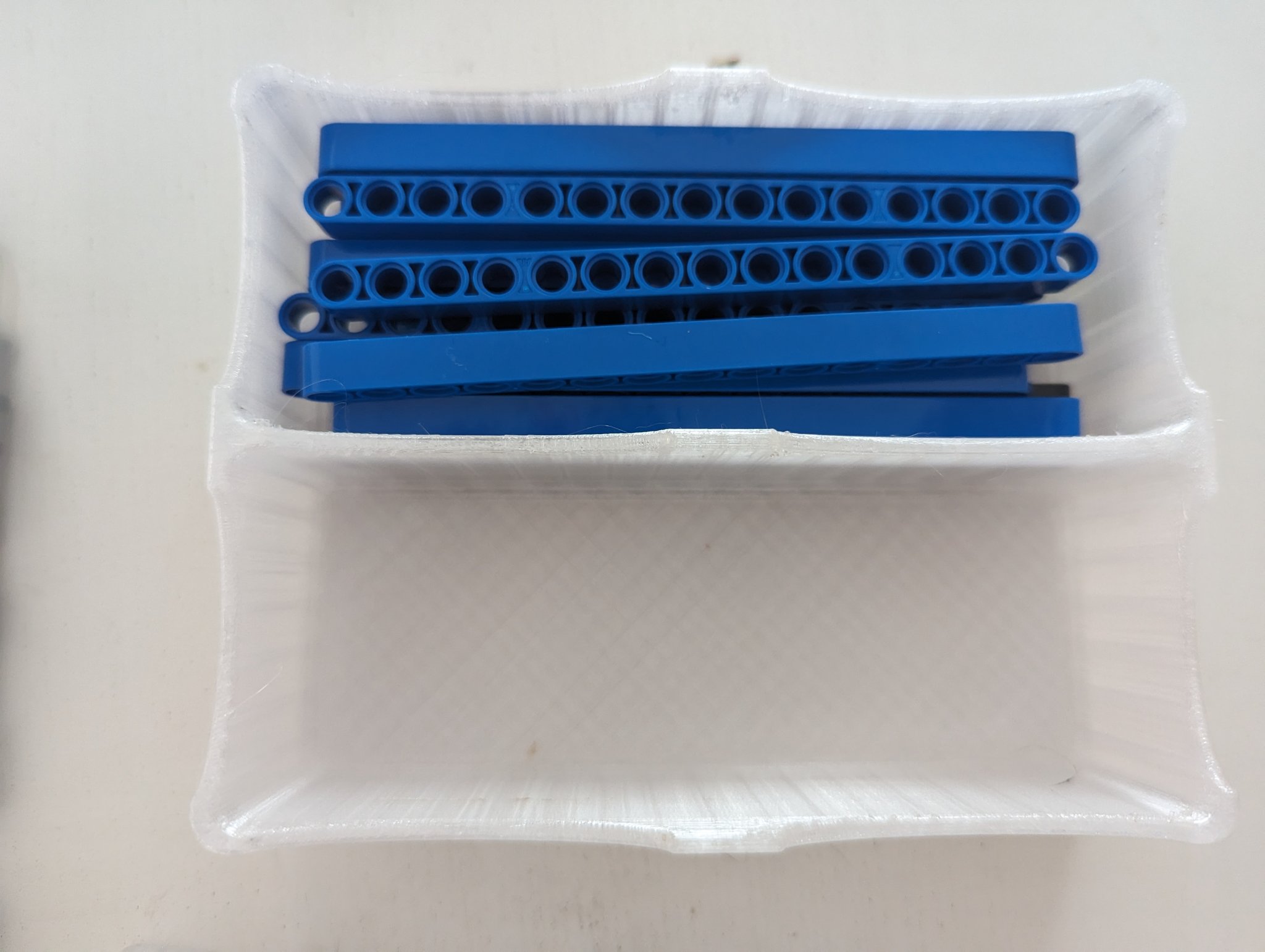 Hộp Lego BYGGLEK Ikea 6 chia đôi theo chiều dài