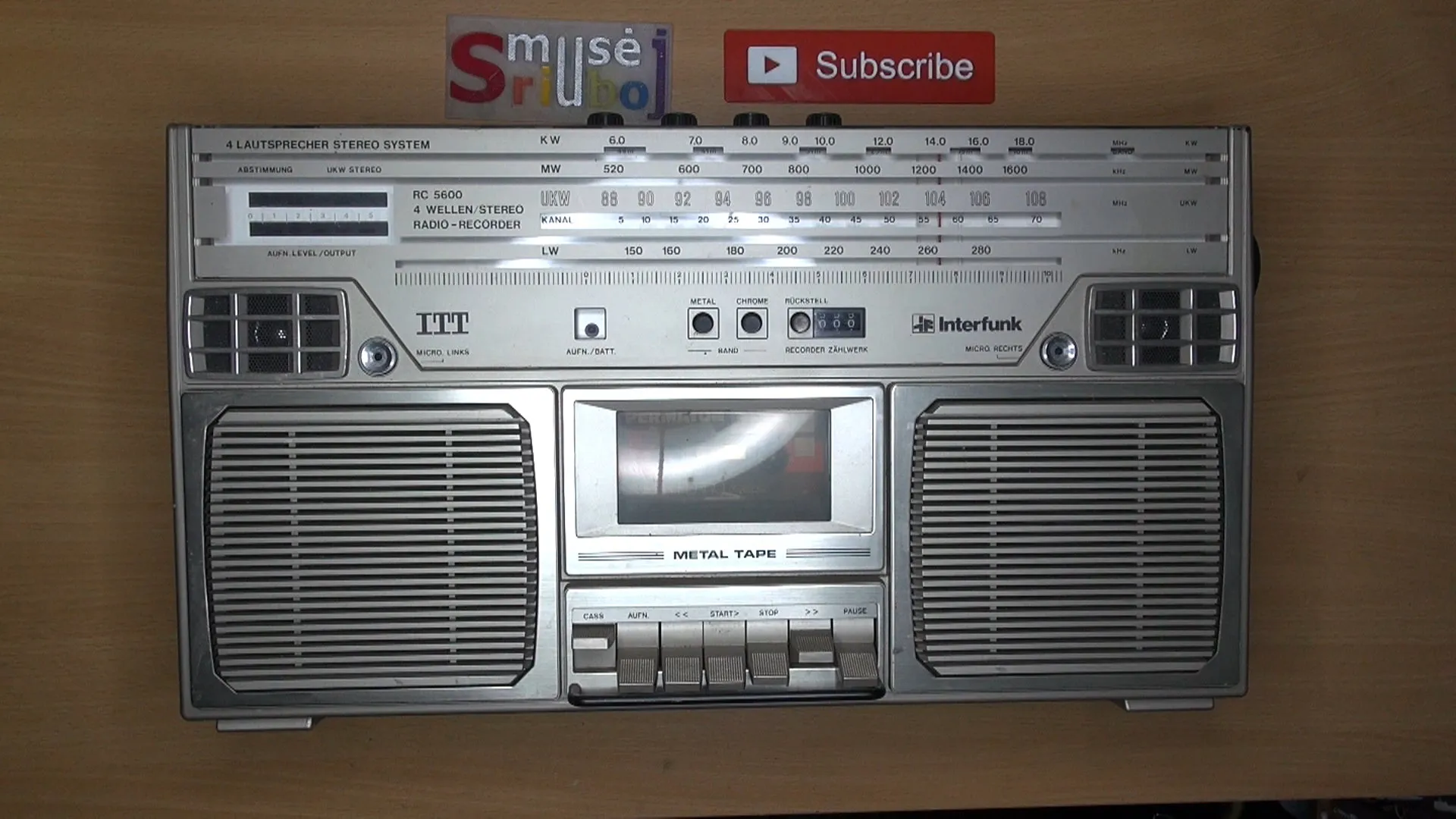 Sửa chữa phím hỏng của máy ghi âm cổ ITT RC 5600