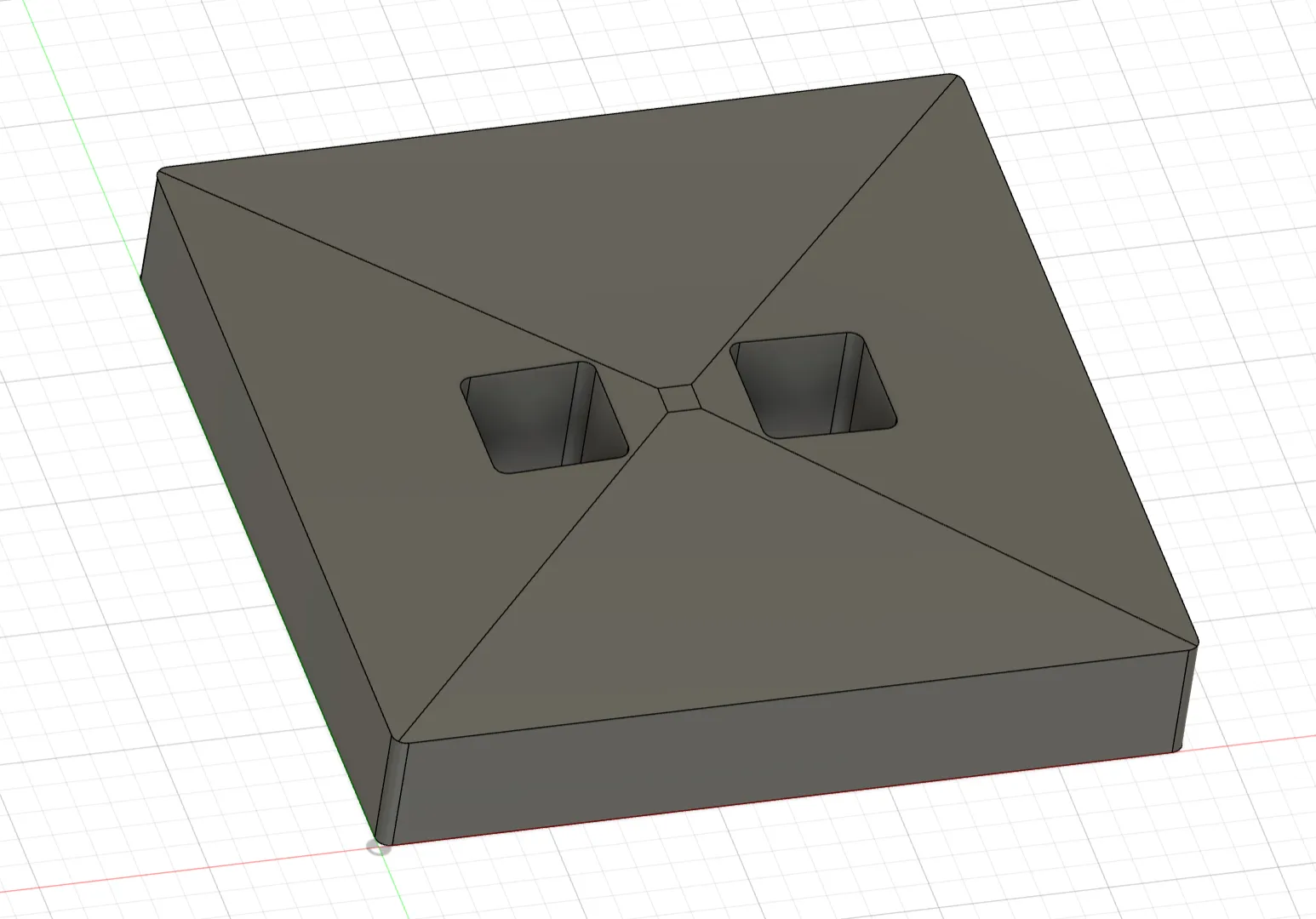 Nút vuông đơn giản cho trang phục với kích thước đa dạng