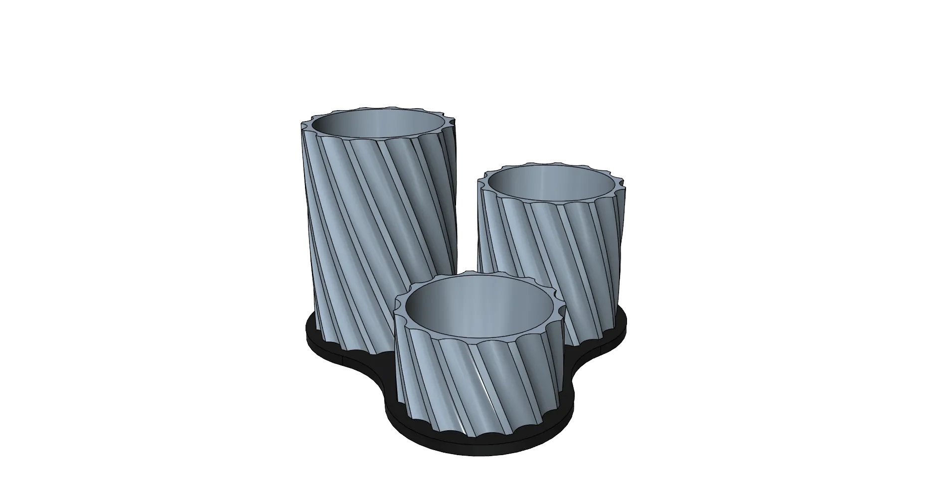 Giá đỡ bút chì dễ in với kích thước 16 x 16 x 10.5cm