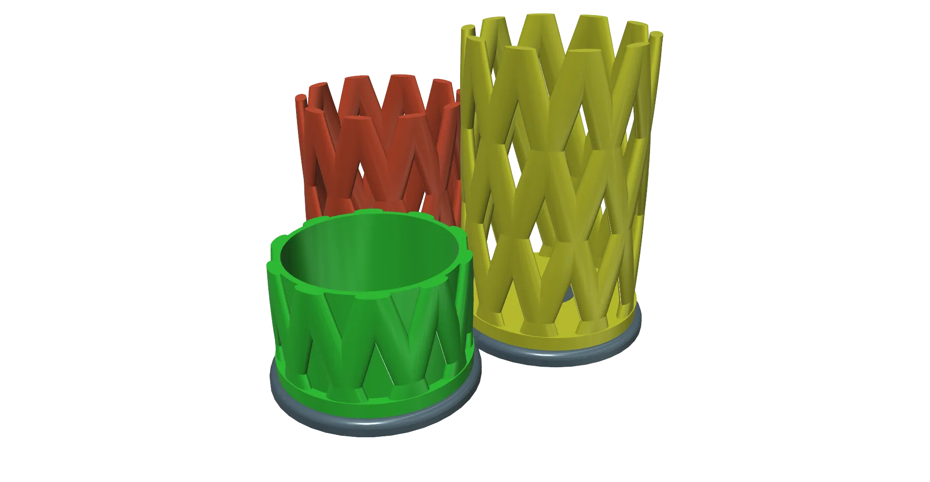 Giá đỡ bút chì dễ in kích thước 13x13x10.5cm