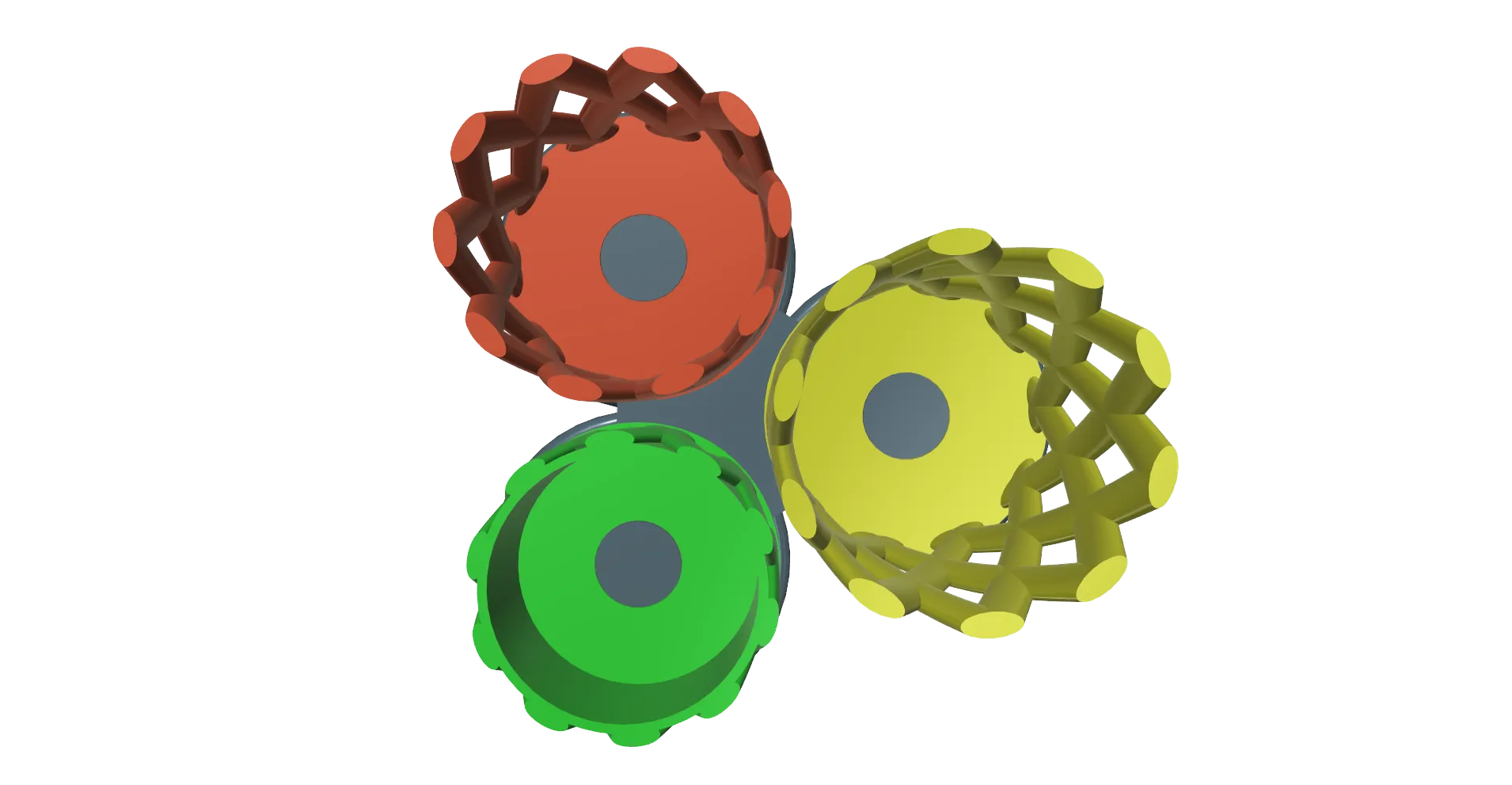 Giá đỡ bút chì dễ in kích thước 13x13x10.5cm