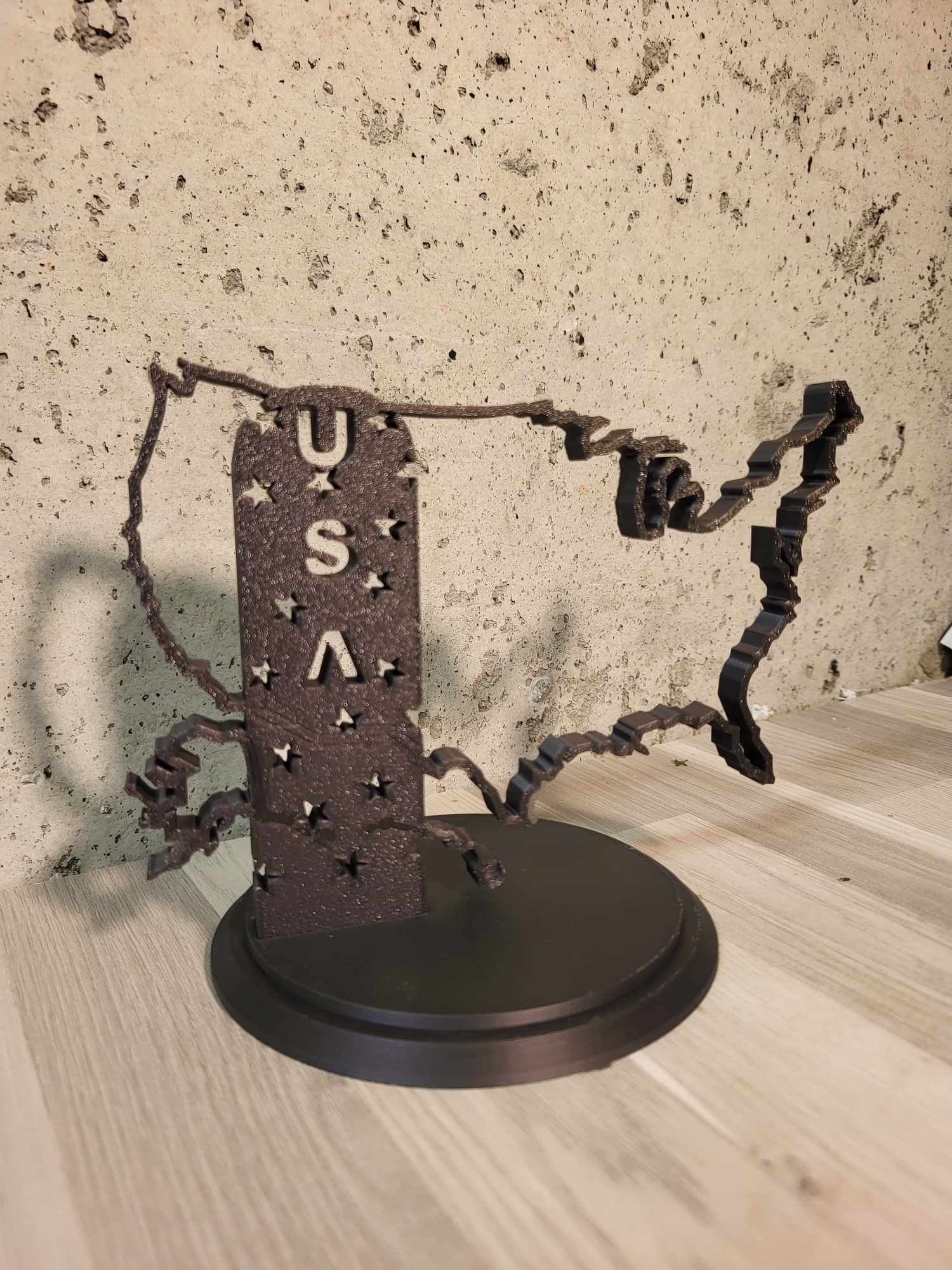 Điêu khắc biên giới Hoa Kỳ 3D