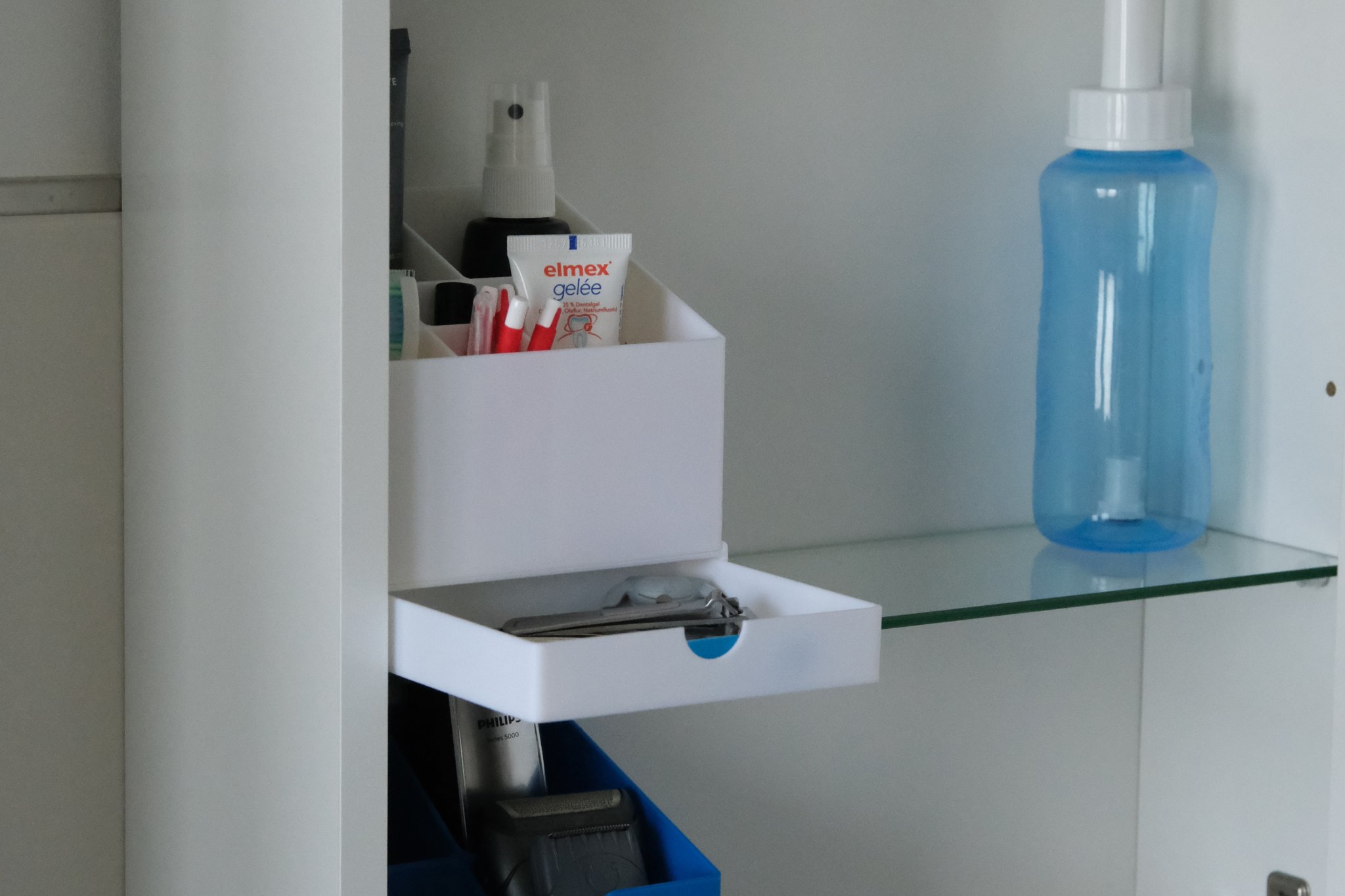 Giá đỡ tổ chức nhỏ cho tủ gương phòng tắm