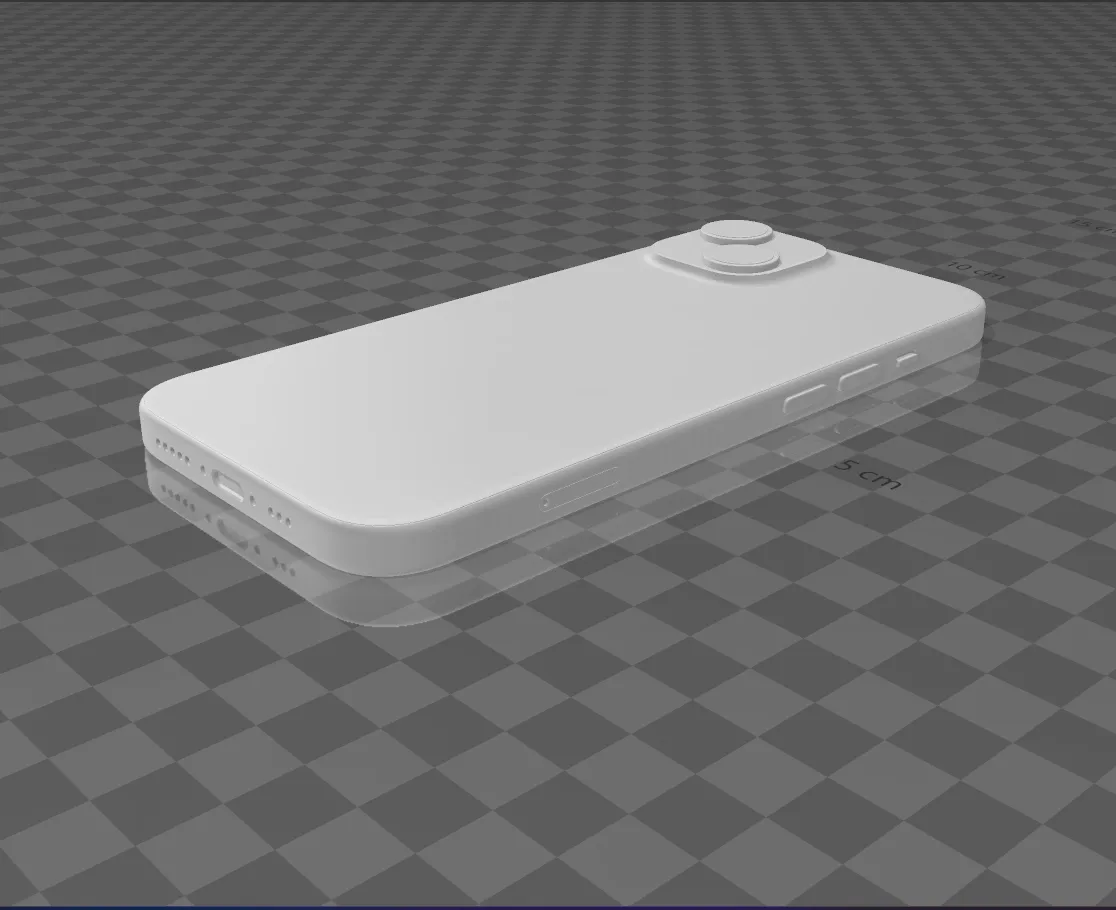 Mô hình iPhone 15 với thiết kế hiện đại và tinh tế