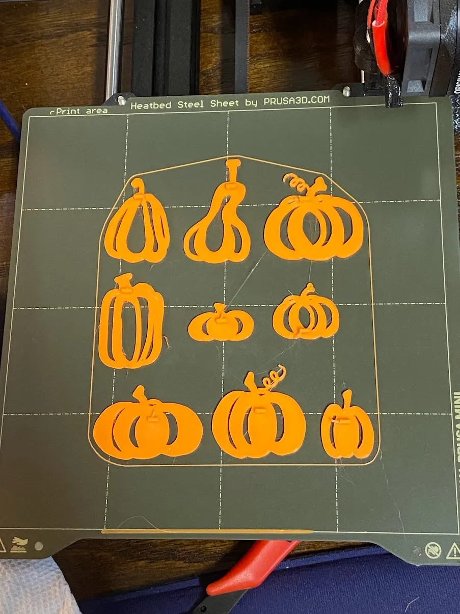 Bộ sưu tập bí ngô trang trí bảng chữ cái