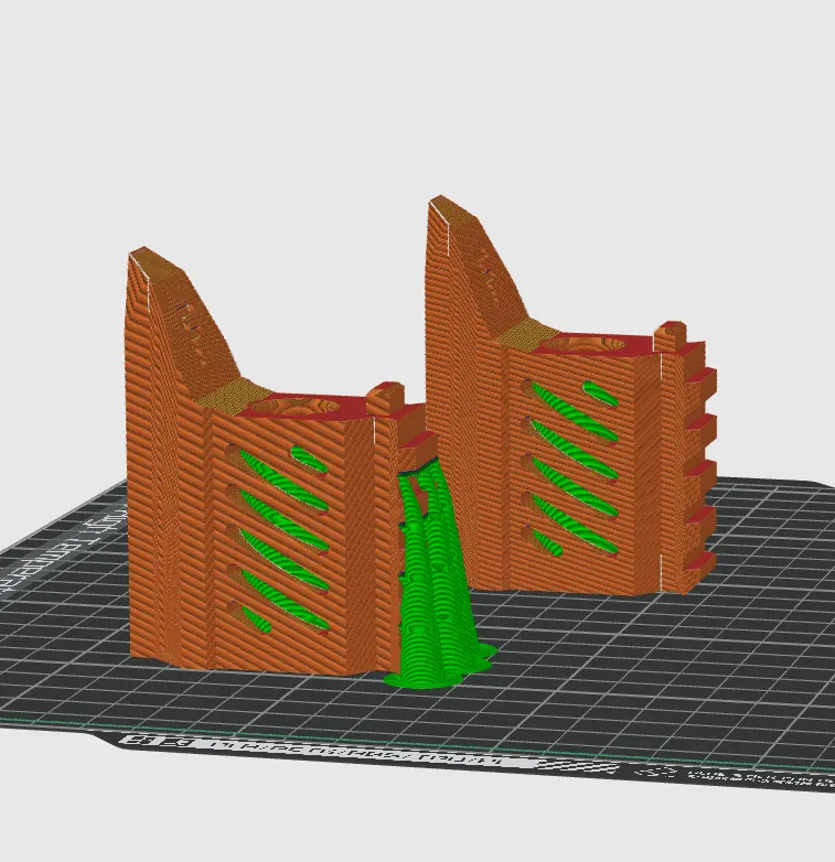 Bộ trước GHK G5 tối ưu cho in 3D không cần hỗ trợ