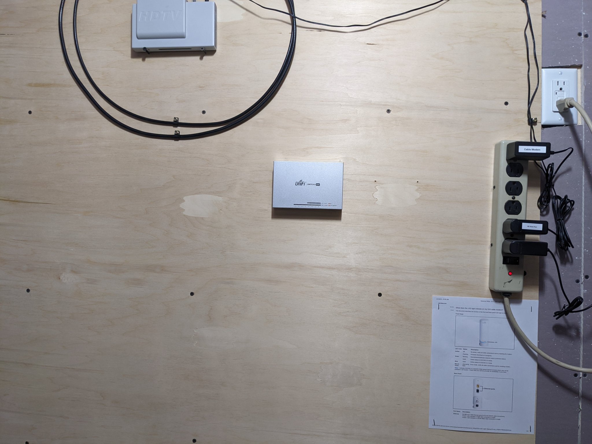 Giá đỡ lắp tường cho Unifi Security Gateway và Switch