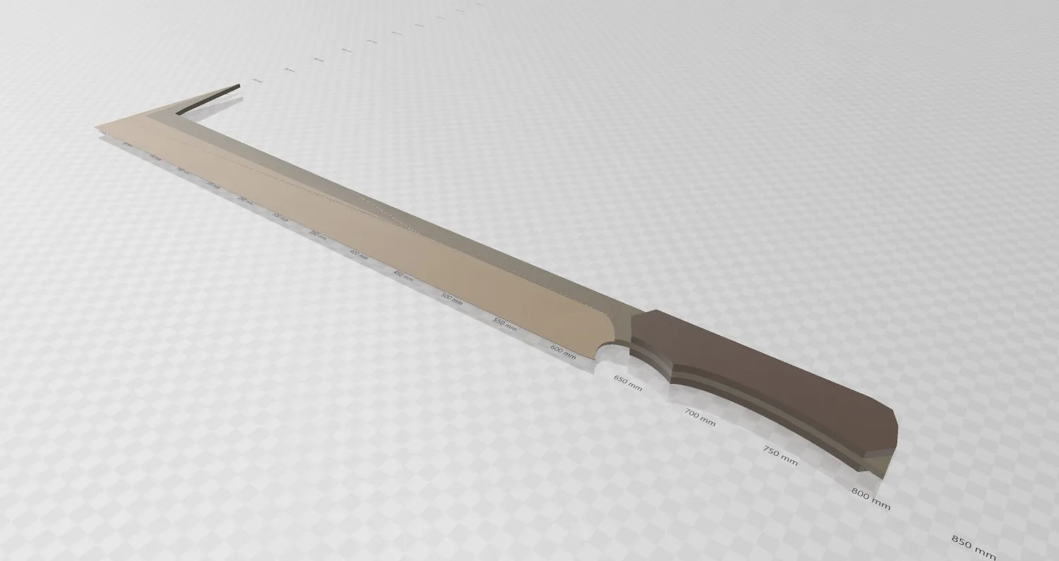 Mô hình kiếm Scimitar của Uruk Hai trong The Lord of the Rings