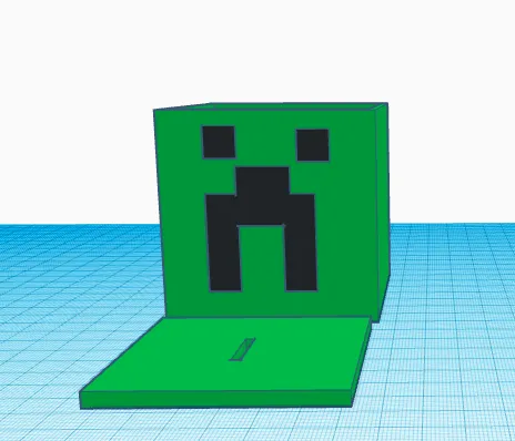 Kasse hình Creeper trong Minecraft để tiết kiệm tiền