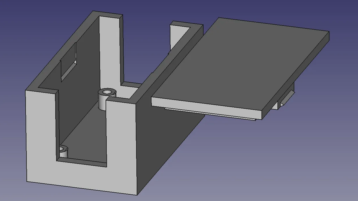 Hộp cho mô-đun rơ-le với kẹp ray DIN