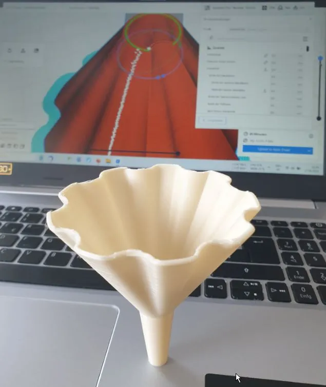 Phễu lọc chất lỏng bằng khăn bếp