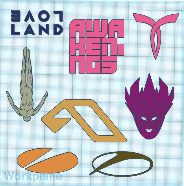 Biểu tượng lễ hội nhảy múa chuyển đổi thành nghệ thuật 3D