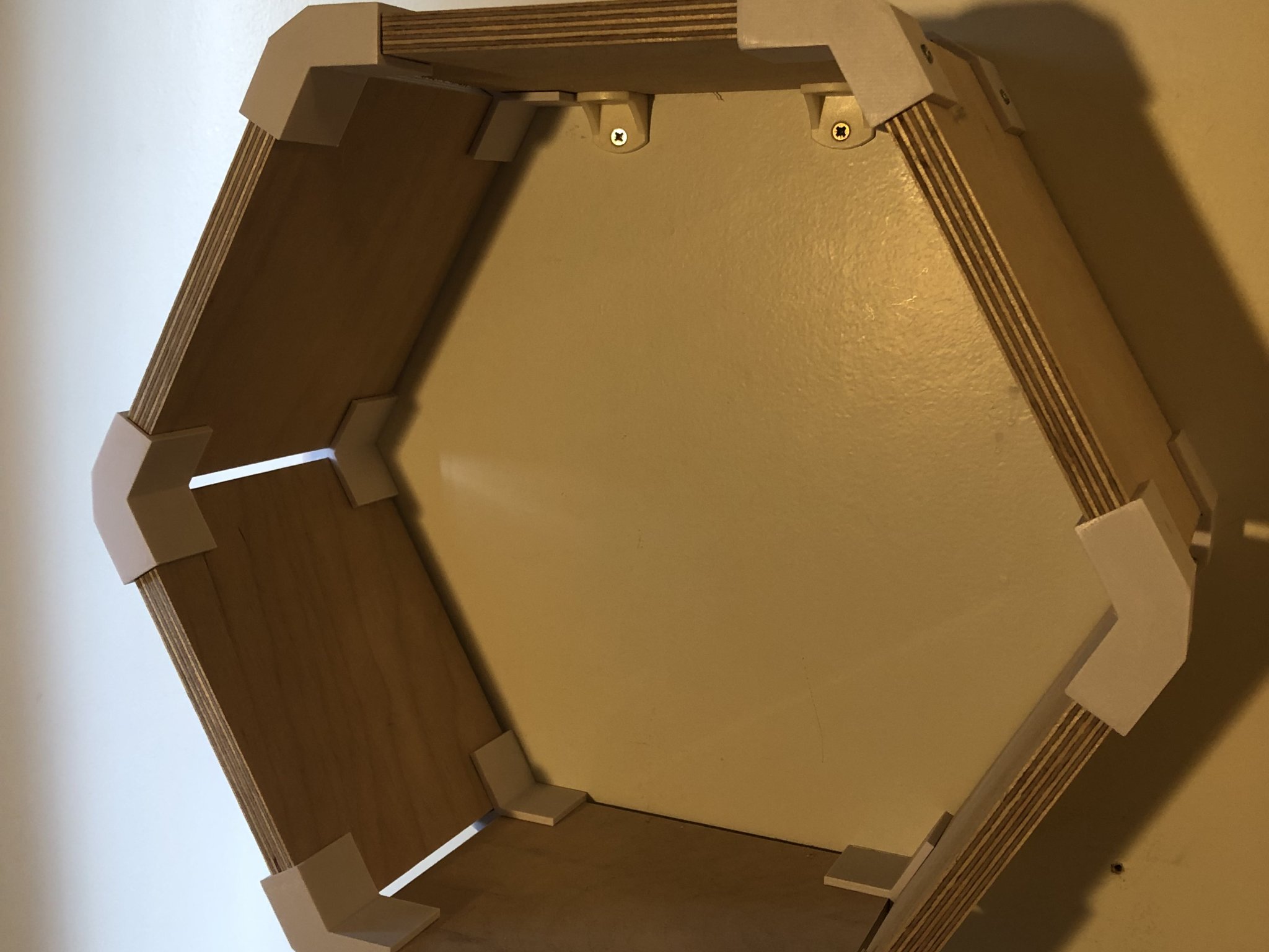 Kệ tổ ong DIY bằng gỗ dày 12mm không cần hỗ trợ