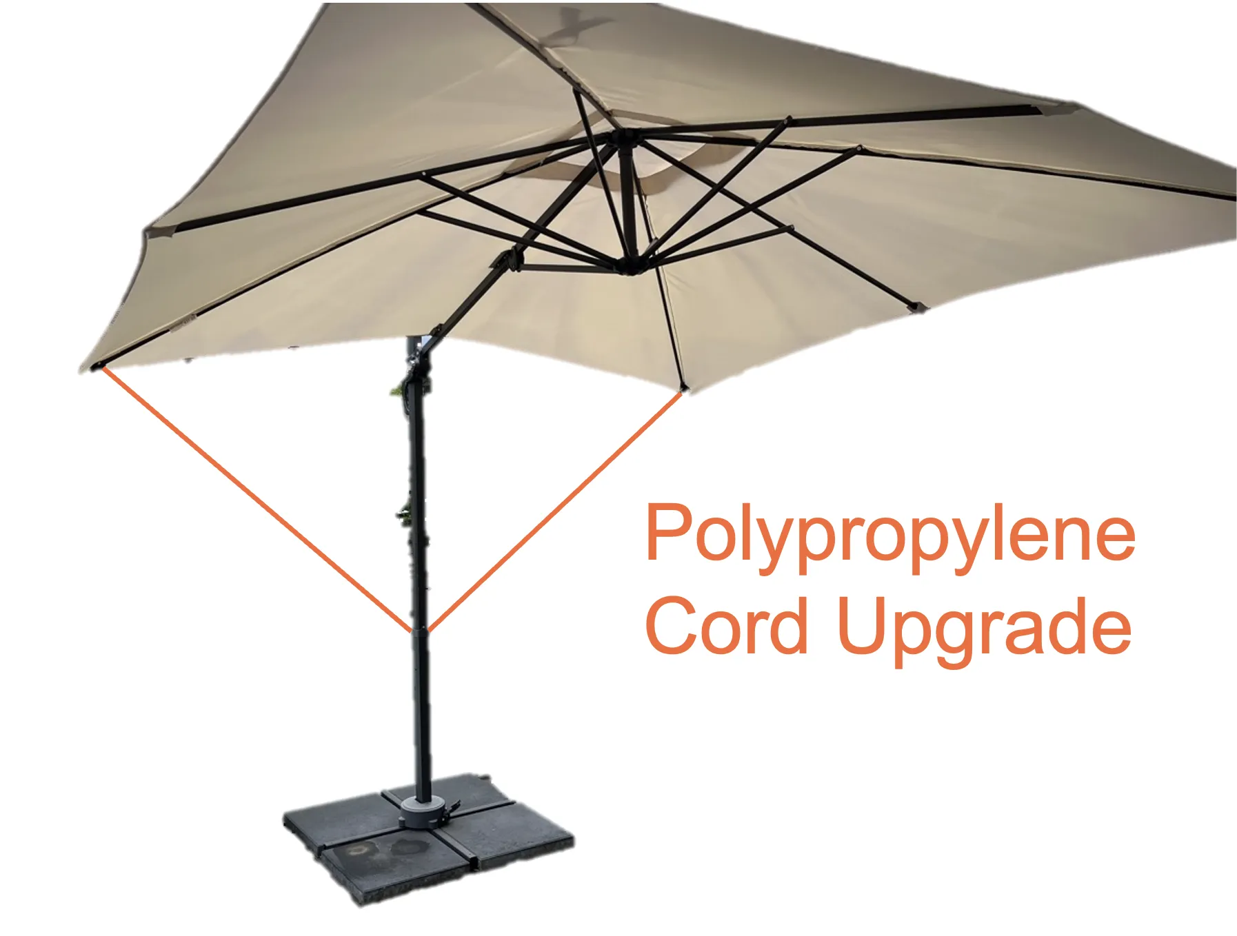 Bộ nâng cấp ổn định gió cho ô dù Schneider Cantilever