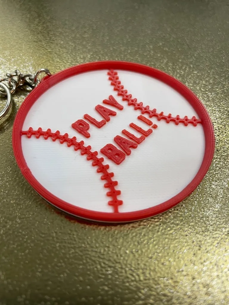 Móc khóa bóng chày "Play Ball" cho ngày khai mạc