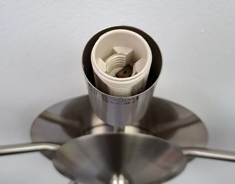 Mái đèn cho đui đèn E14 in bằng PCTG