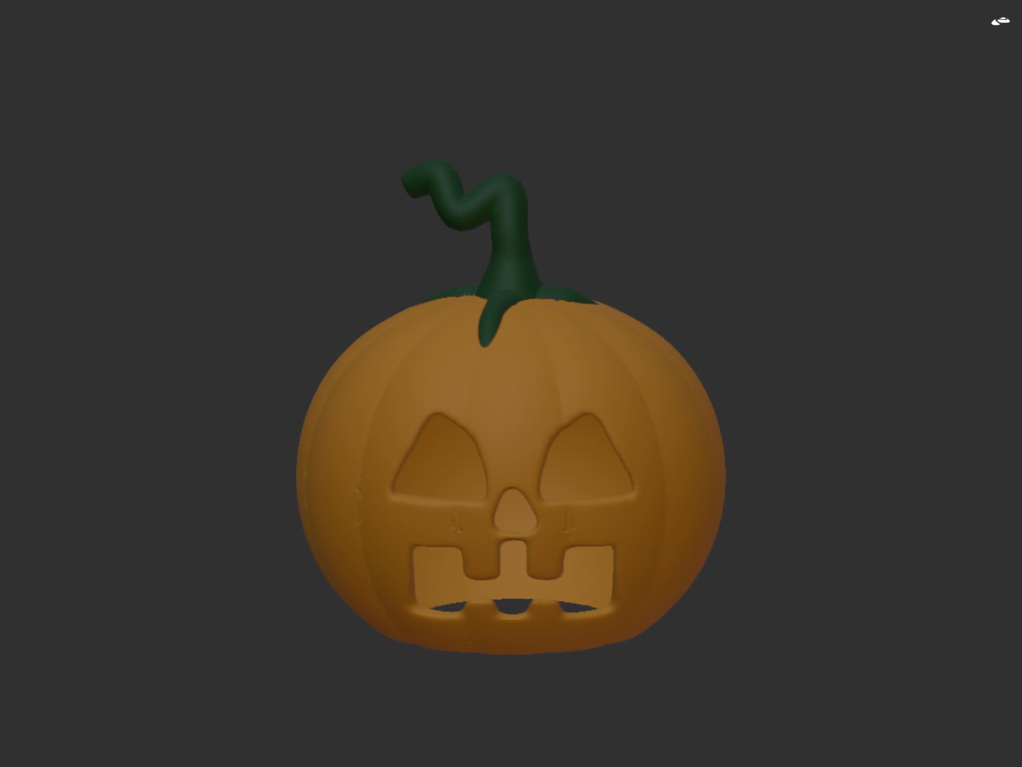 Bí ngô Halloween rỗng trung tâm độc đáo