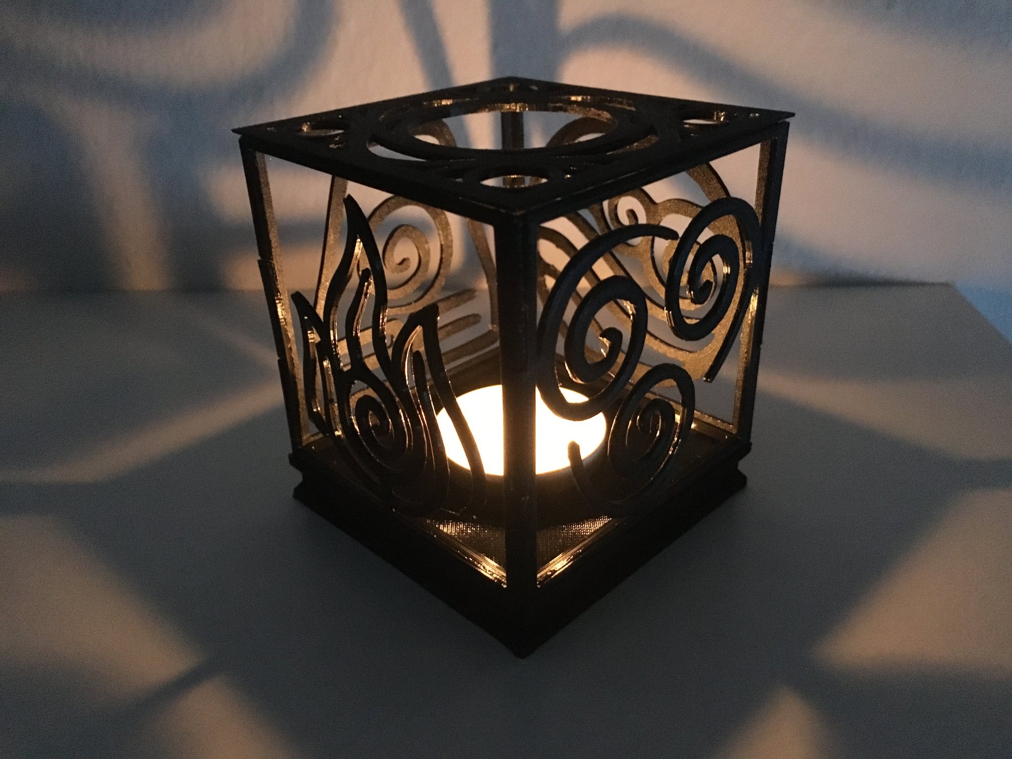 Đế nến tealight phong cách Avatar - Nguyên tố tự nhiên