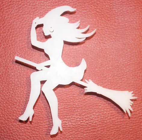 Phù thủy phát quang màu xanh dương gắn tường