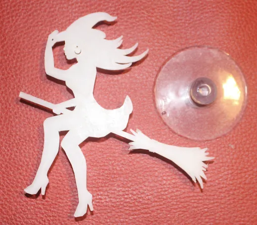 Phù thủy phát quang màu xanh dương gắn tường