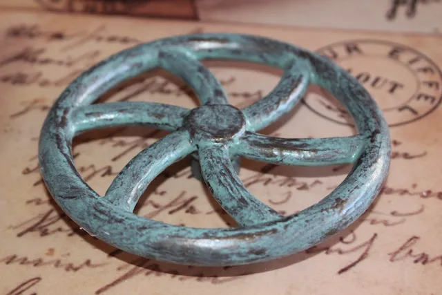 Vô lăng thay thế cho nút của potentiomètre phong cách SteamPunk