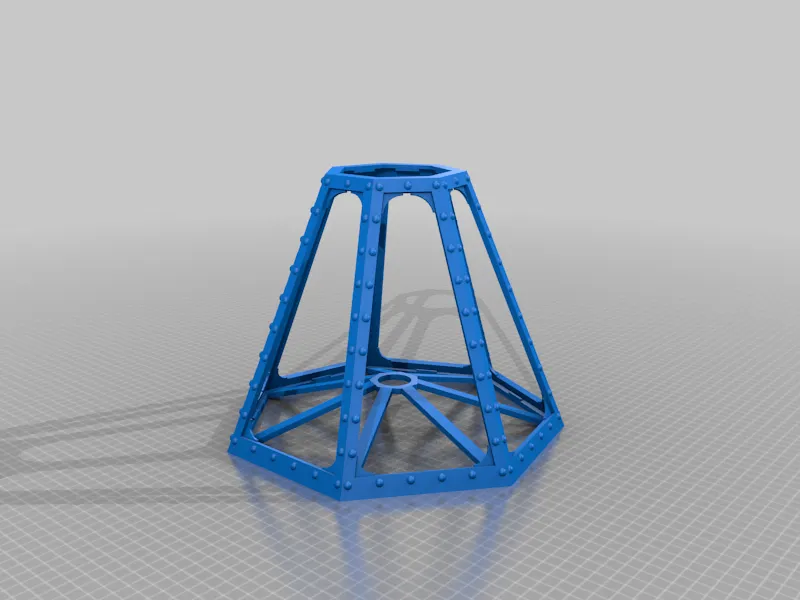 Đèn chùm phong cách Steampunk với lithophanie tháo rời