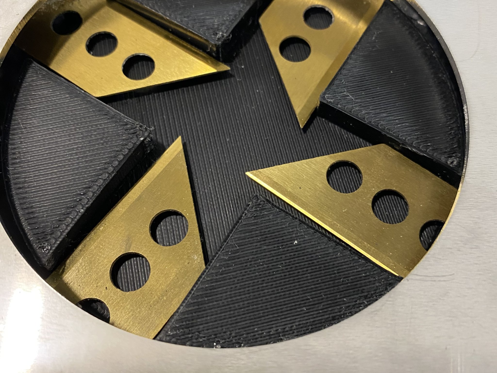 Giá đỡ 4 lưỡi cắt cho máy đóng gói Tripack