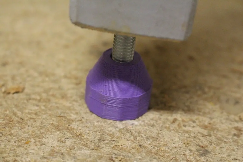 Giá đỡ điều chỉnh chân module cho mô hình đường sắt