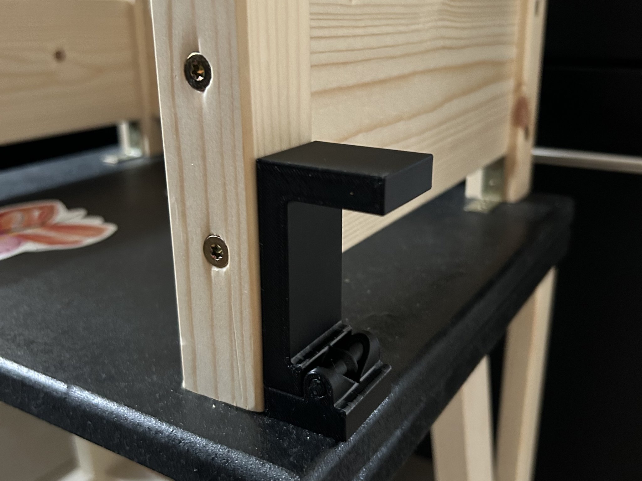 Bộ kẹp Scharnier in tại chỗ cho 2 tấm gỗ 18mm