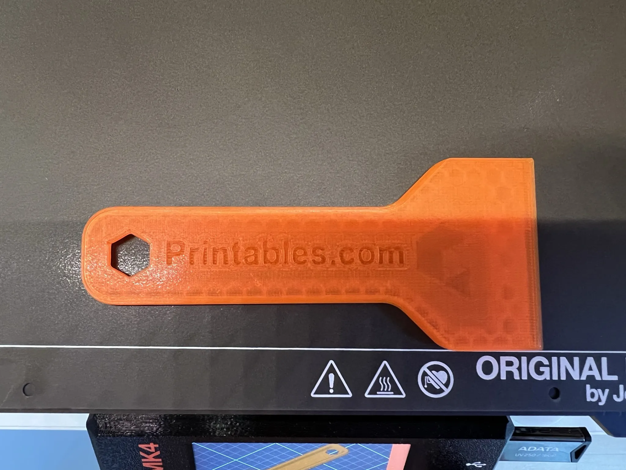 Xẻng Prusa remix với lỗ treo lớn hơn