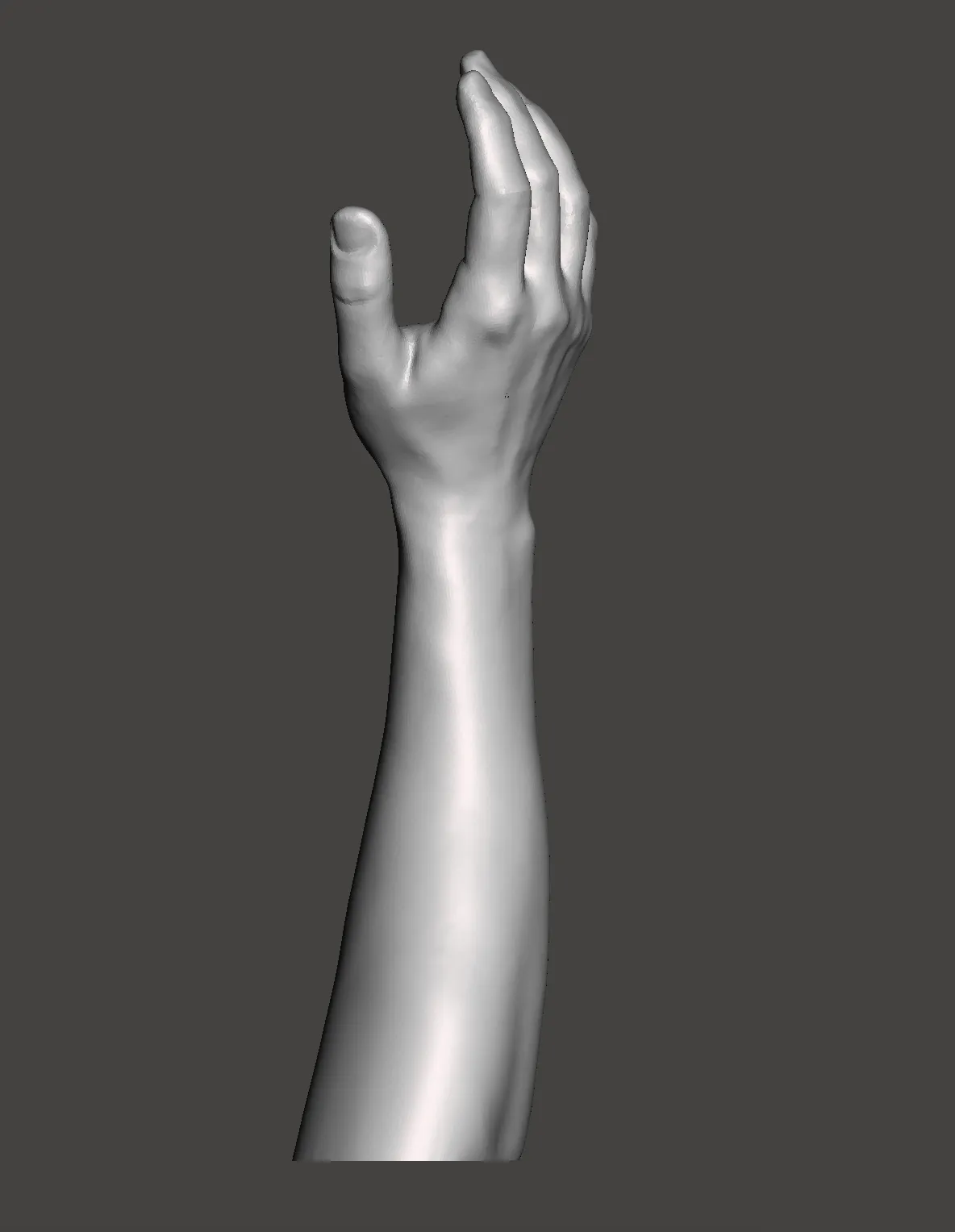 Vị trí tự nhiên của tay và cẳng tay (Quét)