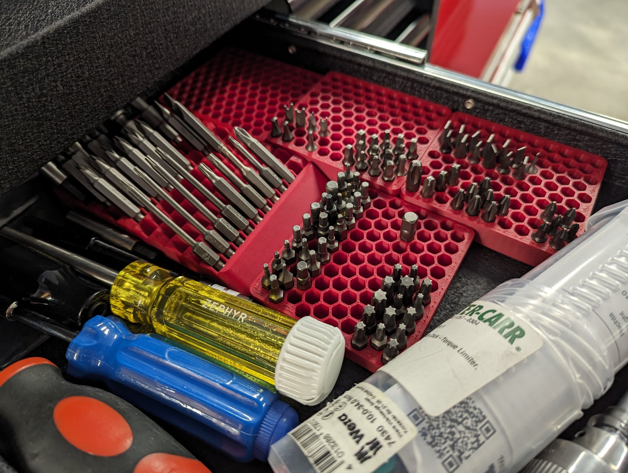 Giá đỡ bit hex kiểu tổ ong hoàn toàn điều chỉnh được