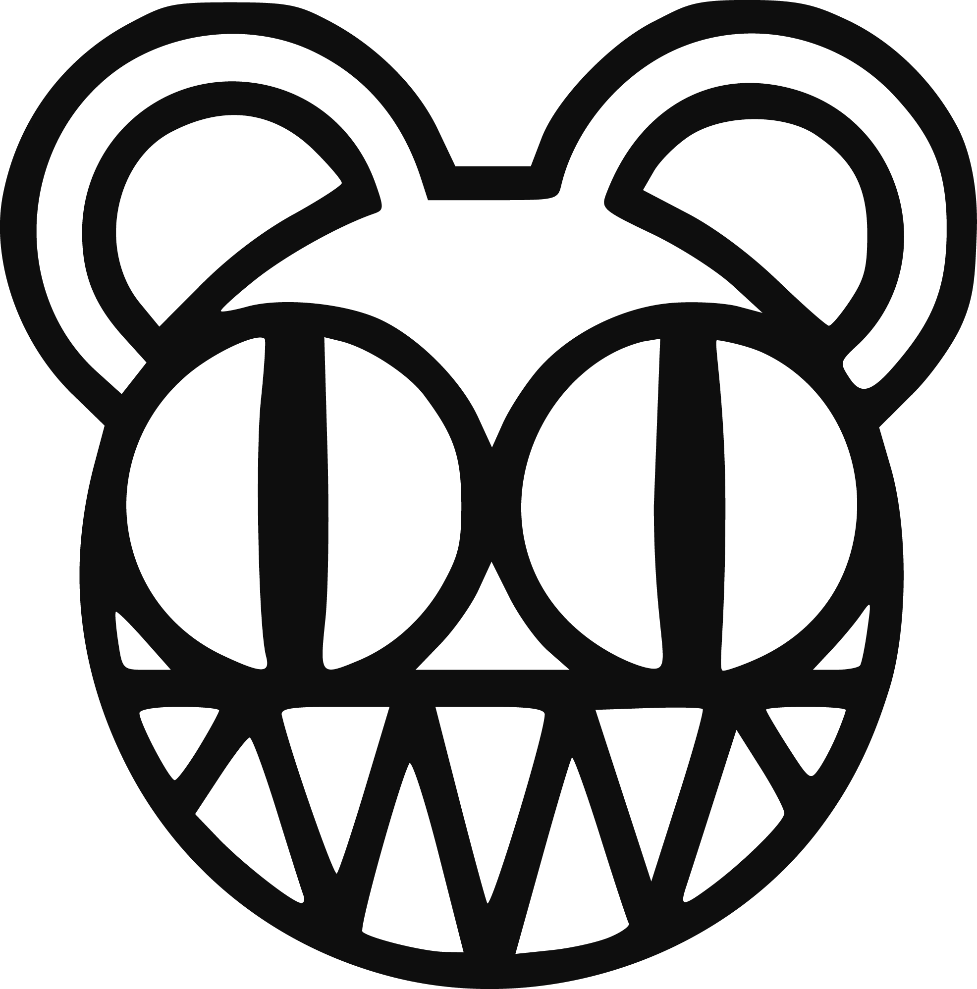 Móc chìa khóa Radiohead in 3D với thiết kế độc đáo