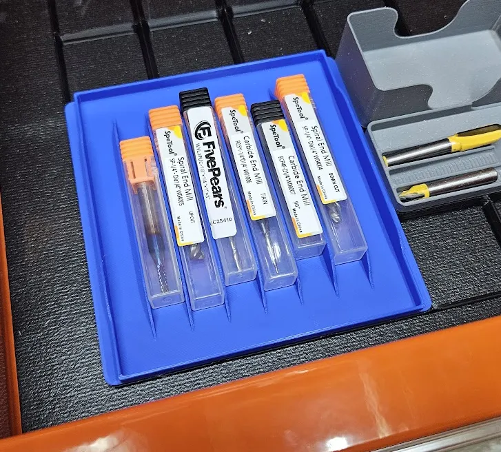 Giá đỡ mũi khoan Gridfinity 3x3 cho hộp nhựa 13mm